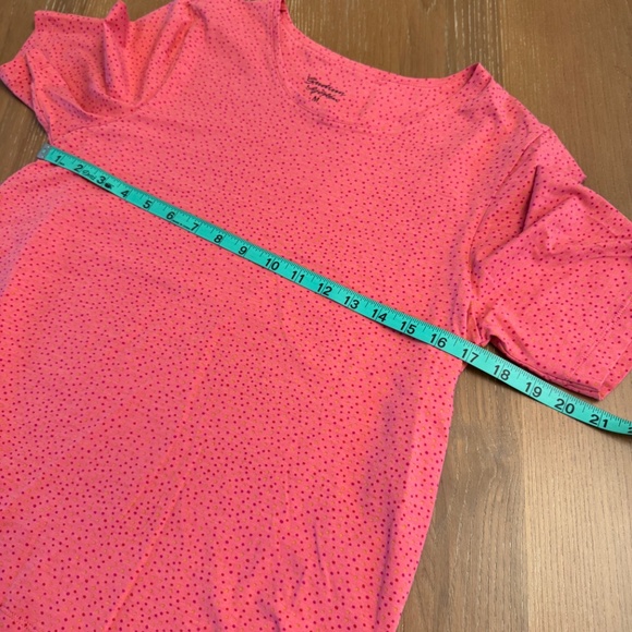 Gudrun Sjöden Organic Cotton Tee - Pink Dot Print - Size M - Picture 6 of 6